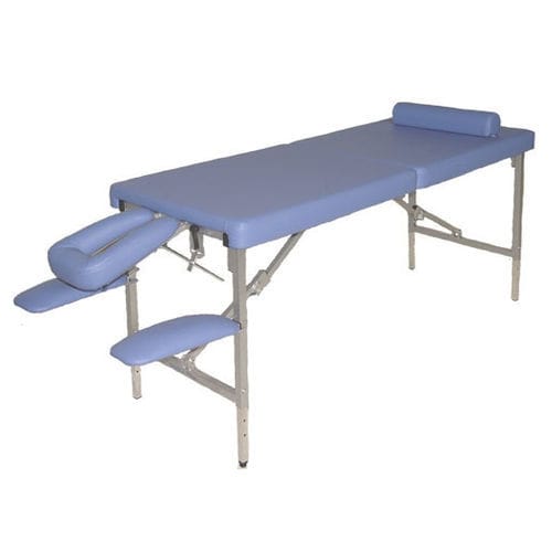 Mechanischer Massageliege - COMPACT medium - Fysiotech - tragbar / mit Armstütze / zweiteilig