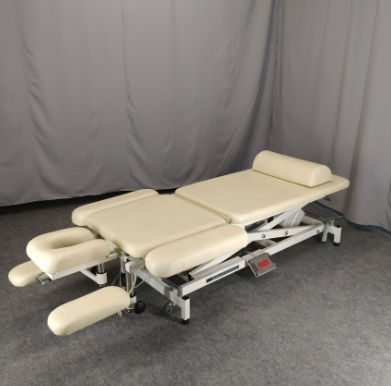 Pneumatische Massageliege - X2 - Fysiotech - auf Rollen / mit Kopfstütze / mit Armstütze