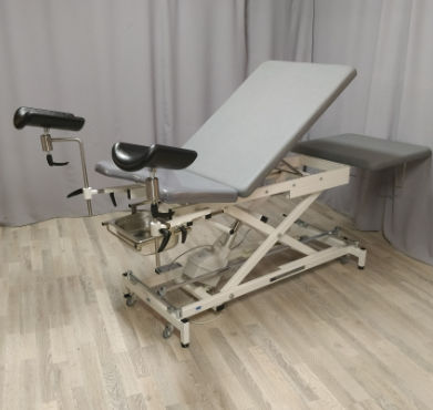 Gynäkologie-Untersuchungsliege - GYNE UNIVERSAL X1 - Fysiotech - pneumatisch / höhenverstellbar / dreiteilig
