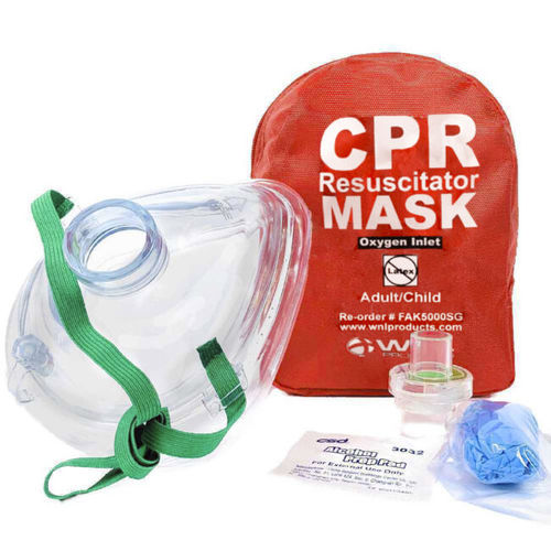 Wiederbelebungsmaske für CPR - FAK5000SG - WNL Products - Ausbildung / ohne Latex / transparent