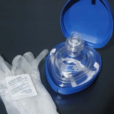 Wiederbelebungsmaske für CPR - 2025-HS-CCX	 - BLS Systems Limited - Kunststoff / ohne Latex / zum Einmalgebrauch