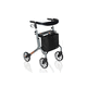 Rollator mit 4 Rädern / Aluminium / mit Sitz / höhenverstellbar