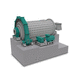 Kugelmühle / für Produktion / kontinuierlich / Trockenvermahlung