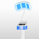 Phototherapielampe / Ästhetische Medizin / auf Rollen / Blaues Licht