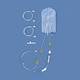 Infusionsset für Eigenbluttherapie / Polyvinylchlorid / mit Y-Verbinder / mit Filter zur Vorbeugung von Partikel-Kontaminationen