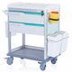 medizinischer Wagen / für Kliniken / Medikamente / Abfall