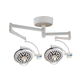 deckenmontierte OP-Leuchte / wandmontiert / LED / mit 2 Armen