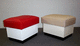 Hocker für Gesundheitseinrichtungen / quadratisch / schwarz / blau