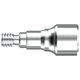 Titan-Einheilkappe / für Implantatabutments