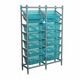 modulares Regal / für Körbe / offene Bauweise