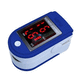 Fingerpulsoximeter / medizinisch / blau / schwarz
