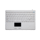 Medizinische Tastatur / Touchpad / mit Ziffernblock / Silikon / waschbar