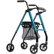 Rollator mit 4 Rädern / mit Korb / zusammenklappbar / höhenverstellbar