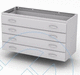 Laborschrank / mit Schublade / Unterbau / 4 Schubladen