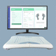 tragbare Stabilometrische Plattform