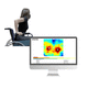 Sitzhaltungs-Analysesystem / kabellos / transportierbar / computergestützt