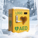 Wärmeschrank / für Defibrillator / wandmontiert / Kunststoff