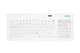 Medizinische Tastatur / mit Ziffernblock / Glas / waschbar / hygienisch