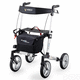 Rollator mit 4 Rädern / Aluminiumrahmen / mit Korb / mit Sitz