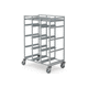 Wagen für Sterilisationscontainer / Infektion / Logistik / Edelstahl