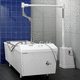 elektrischer Patientenlifter / bodenstehend / für Badewanne