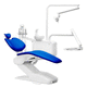Dentaleinheit mit elektrisch bedientem Stuhl / mit flexiblem Kopfstück / mit Monitor / mit Hygienesystem