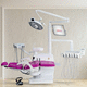 Dentale Behandlungseinheit / mit elektrisch bedientem Stuhl / mit flexiblem Kopfstück / mit Hygienesystem / mit Instrumententräger