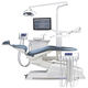 Dentale Behandlungseinheit / mit elektromechanischem Stuhl / mit Monitor / mit Intraoralkamera / mit Instrumententräger