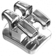 Orthodontie Bracket / Metall / gerade