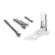 Kompressionsplatte für Tibia / für Fibula / für Knöchel / distal