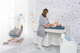 Wickelstation mit Badewanne
