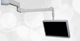 Tragarm für Monitor / für medizinische Zwecke / wandmontiert