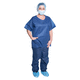 Medizinisches Bekleidungsset / für Frauen / XXL / aus Polypropylen / blau