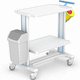 medizinischer Wagen / für Kliniken / Vielzweck / Abfall