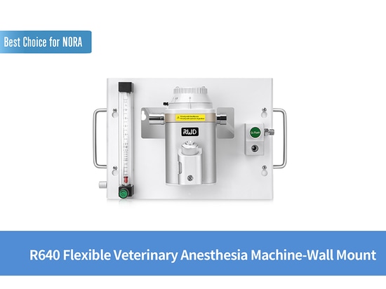 R640 Flexibles Veterinär-Anästhesiegerät - Wandmontage