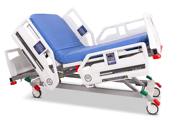 Fowler Position am Malsch Krankenhausbett "HB-4020 ICU"