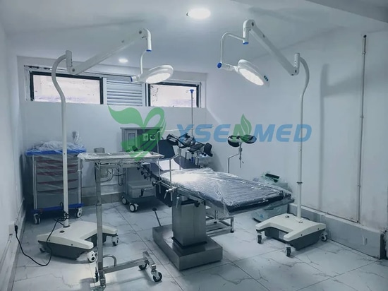 Ein neu gebautes Krankenhaus in der Demokratischen Republik Kongo
