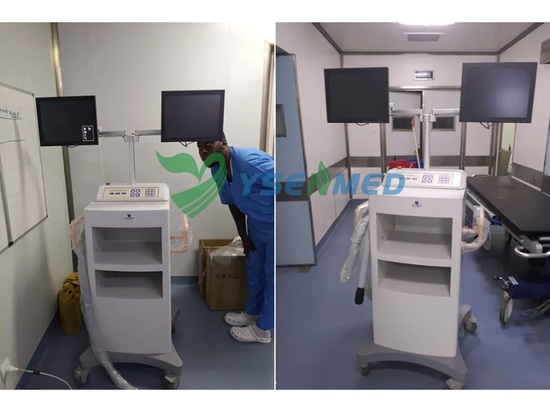YSENMED YSX-C35B 3,5kW C-Bogen-Röntgensystem in einem Krankenhaus in der Republik Kongo