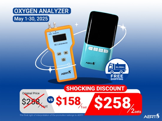 Der AERTI-Sauerstoffanalysator ist für begrenzte Zeit im Angebot!
