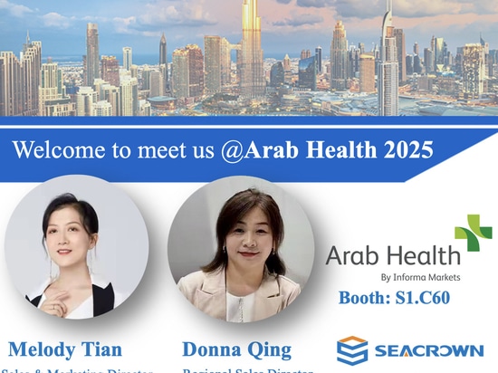 Treffen mit dem Seacrown-Team auf der Arab Health 2025