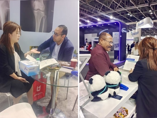 Treffen mit dem Seacrown-Team auf der Arab Health 2025