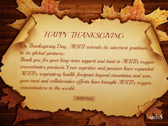 Thanksgiving - AERTI baut mit globalen Partnern eine Brücke zur Gesundheit der Atemwege