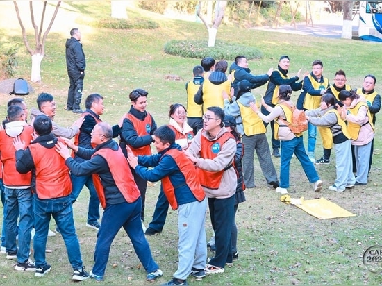 Teambuilding-Klausur der Vertriebsabteilung im Freien