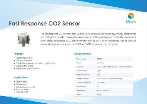 Fast Response CO2 Sensor