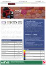 Addfield C200 Clinical Waste Incinerator Datasheet