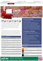 Addfield GM750 Medical Waste Incinerator Datasheet