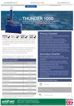 Addfield Thunder 1000 Aquacultural Waste Incinerator Datasheet