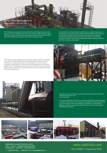 Rotary Kiln Incineration Plant