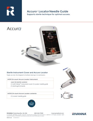 Accuro&reg; Locator Needle Guide