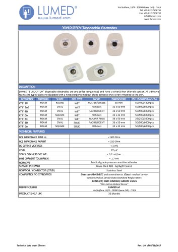 EUROCATCH Disposable electrodes